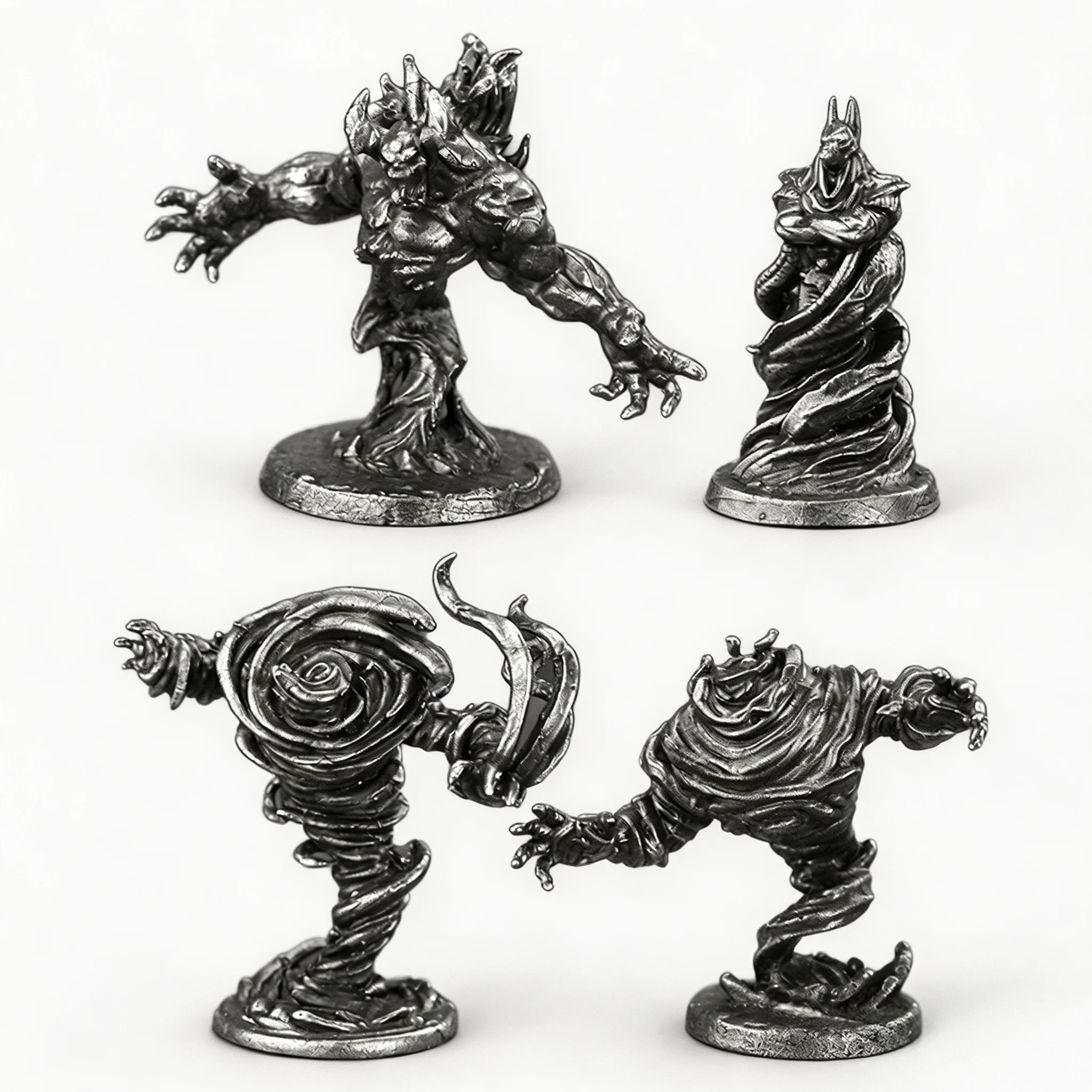 Metal Ancient Ruins Monster Ancient Soldier Miniature Toy Model Figurine Tabletop Wargame Chess Ornament For Men