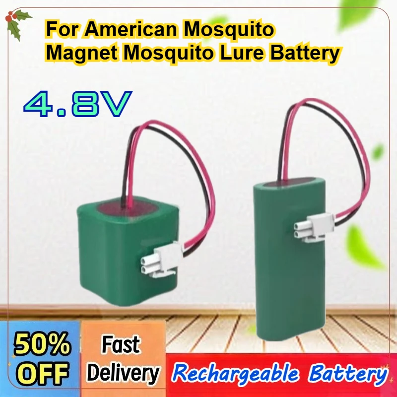 

4.8V 3200mAh 3300mAh Rechargeable Battery Pack for American Mosquito Magnet Mosquito Lure Battery Replacement Accessories MIMHSC