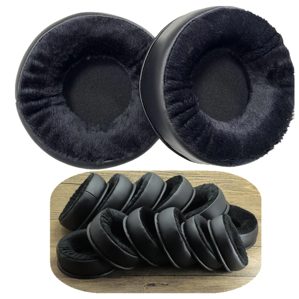 2pcs Round Velvet Fabric Earpad 80MM 85MM 90MM 95MM 100MM 105MM 110 MM For Fostex AKG-72 Headphone Ear Pads Headset Foam Cushion
