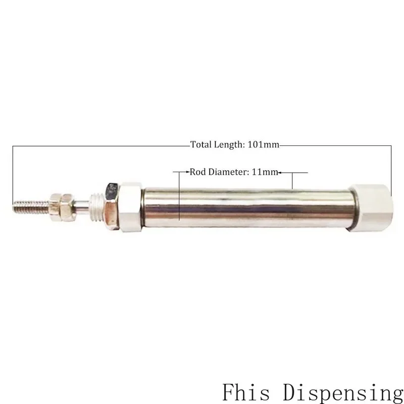Acting for Dispense Valve Mini Pneumatic Cylinder Double