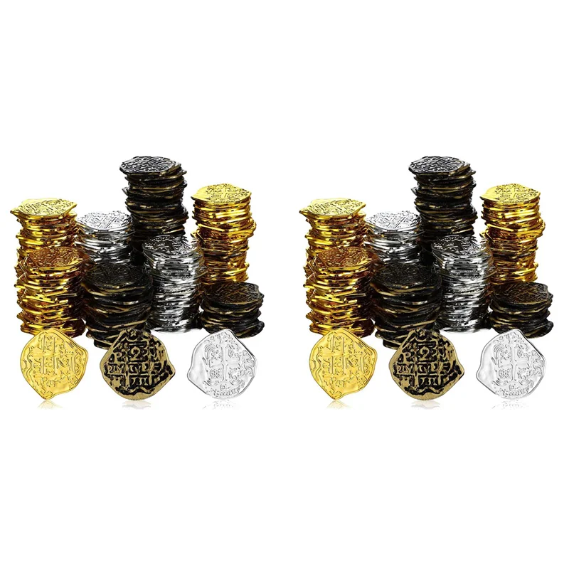 abwe-600-pcs-plastic-gold-coins-pirate-coins-kids-play-coins-for-pirate-party-treasure-chest-games-tokens-cosplay