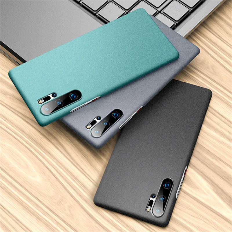 Ultra-Slim Matte Sandstone Case For Samsung Galaxy S24 S23 S22 Ultra S21 S20 FE S10 Plus Note 10 20 A53 Shockproof Hard PC Cover