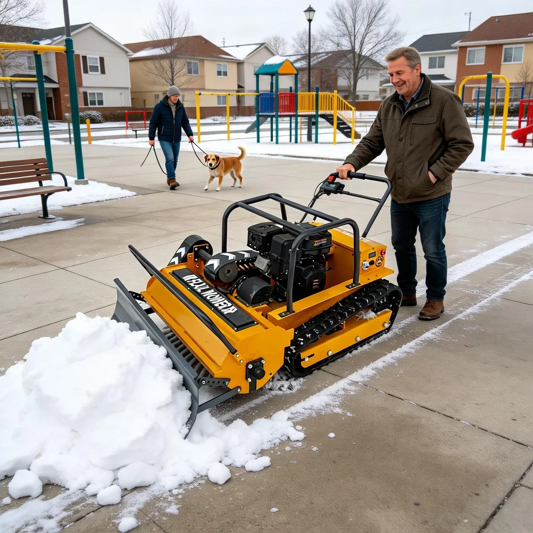 

Customized High-power Engine Flail Lawn Mower - Best Selling Remote Control Crawler for All Terrain Farm Orchard