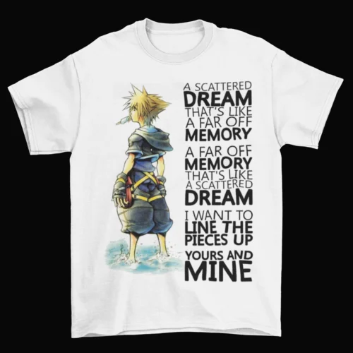 

A Scattered Dream Kingdom Hearts T-Shirt Unisex Funny Adult Sora Keyblade New
