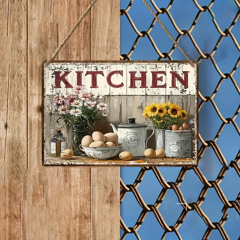 2D Flat - 2D Plane - Vintage Firewood Metal Sign - 8X12 Inches (20.32X30.48 Cm) Rustic Wall Decoration with 