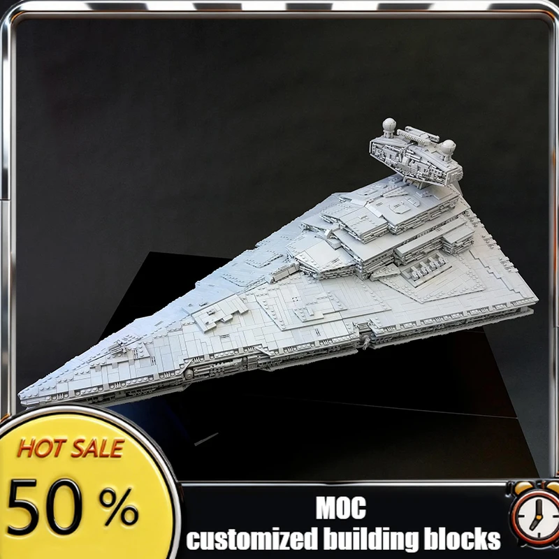 15310PCS star battle Movie ISD Aggressor mini-Tyrant Imperial Space Battleship DIY creative ideas Child Toy Assembly Puzzle Gift