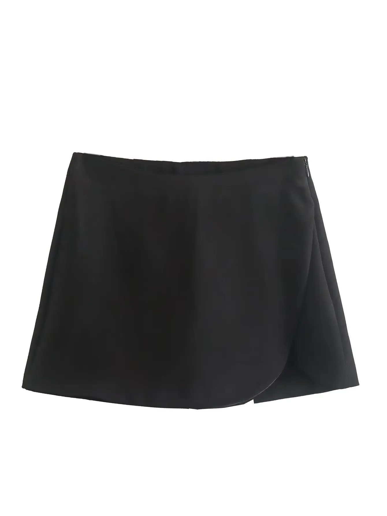 TRAF 5 Color Skirt Shorts Women High Waist Shorts for Women Asymmetric Shorts Skort Woman Streetwear Casual Bermuda Shorts Woman