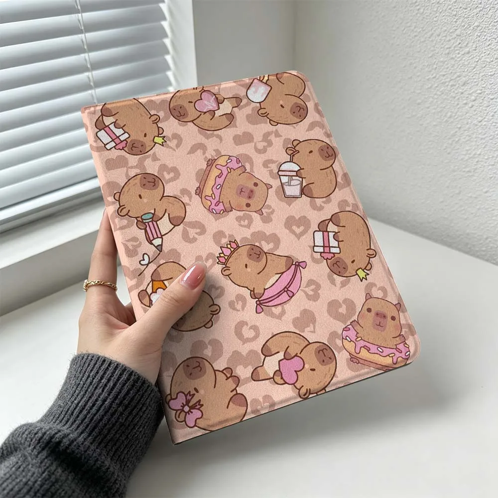 Minimalist Cute Capybara Cover For Huawei MatePad MediaPad MagicPad Honor Pad 10 9 8 X10 X9 X8 Pro Soft Inch Tablet Case