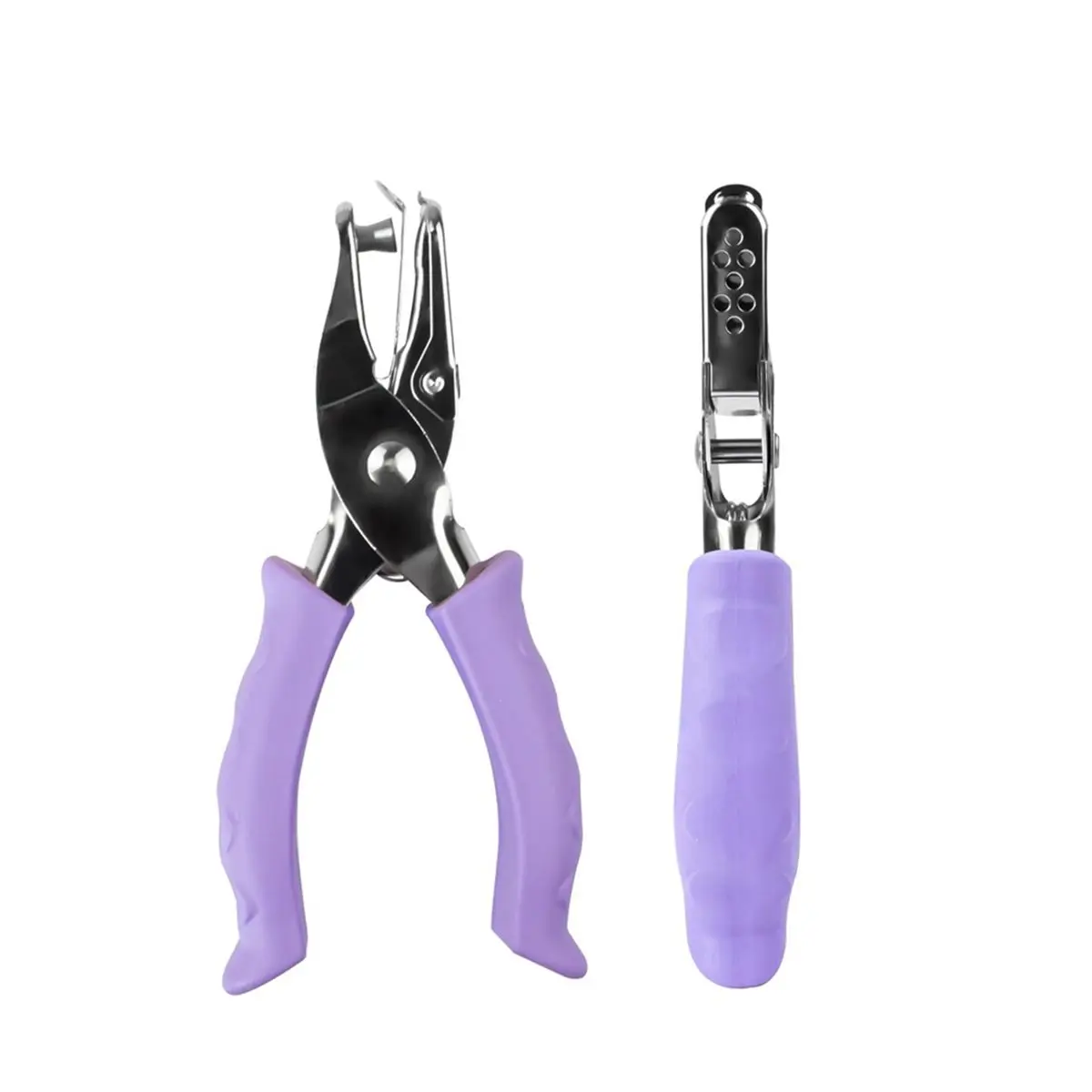 Home Tool Single Hole Punch 6MM Hole Puncher for Crafts, One Hole Paper Punch with Soft Grip Handle, Small Hole Punch Adults