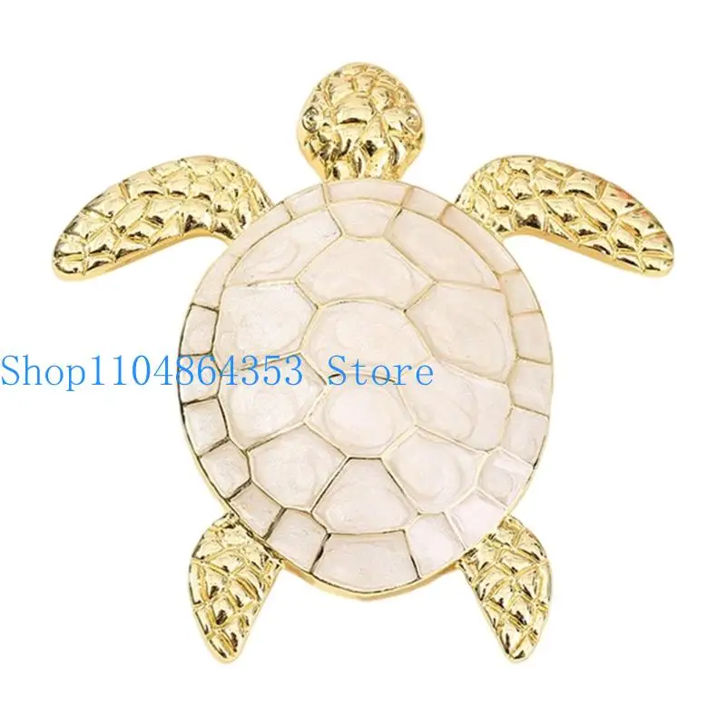 652F Tortoes Tortoise Safe Tortoes Pin Supervatected Sevenced Seleved Jewelry Brooch for Gift Giving Givers