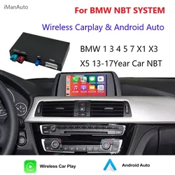 Wireless Carplay Module for BMW MINI Cooper F30 F31 F20 F21 F10 F01 X5 X3 F25 NBT System Android Auto Car Play