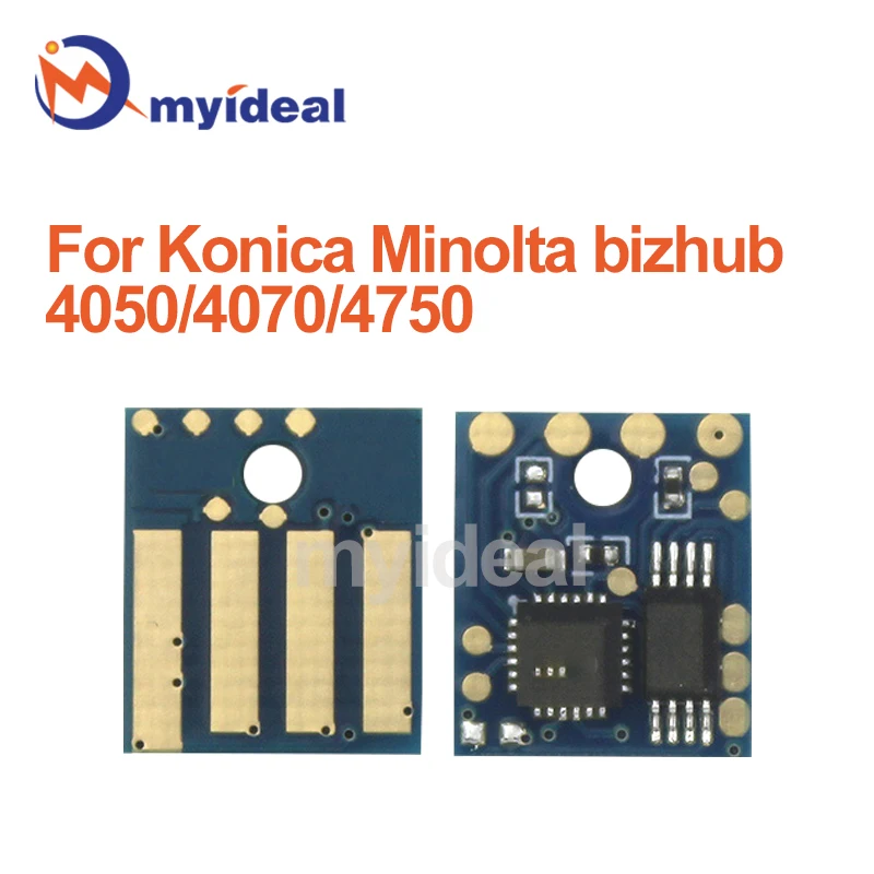 TNP44 TNP46 Toner Chip for Konica Minolta bizhub 4050 4070 4750 TNP 44 46 Printer Cartridge Reset Chips