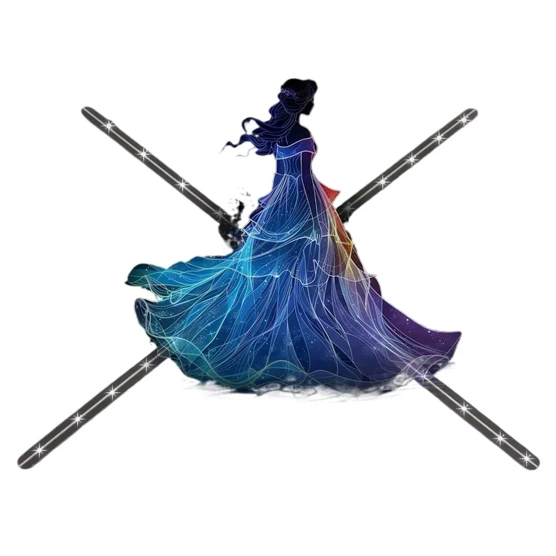 Professional naked eye 3D Light Emitting Diode Projector Holographic Display Advertising Equipment 3D Holographic Fan