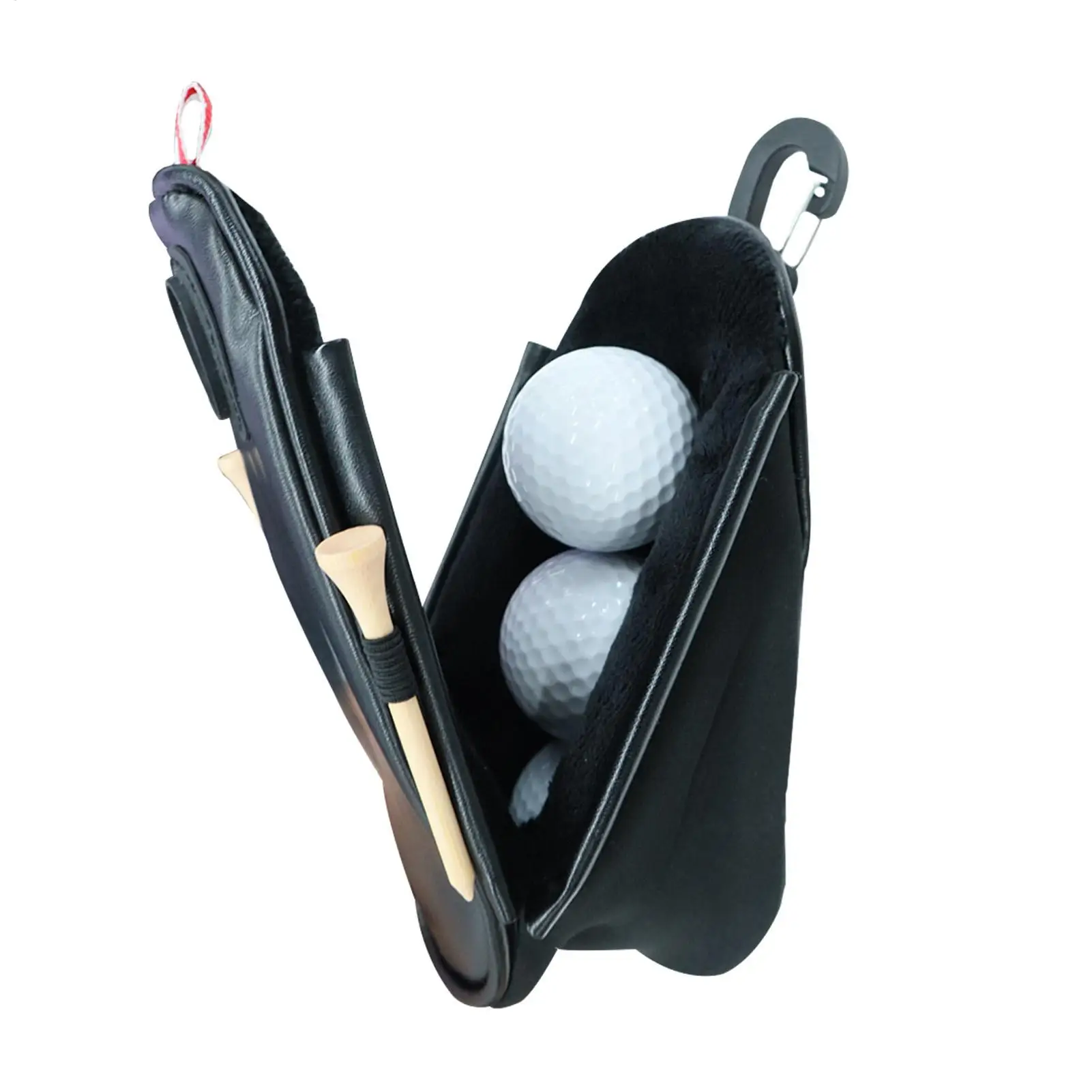 Small Golf Ball Bag Portable Sports Equipment Accessory Case Golf Ball Storage Bag For Men Women Beginner Golfers Outdoor