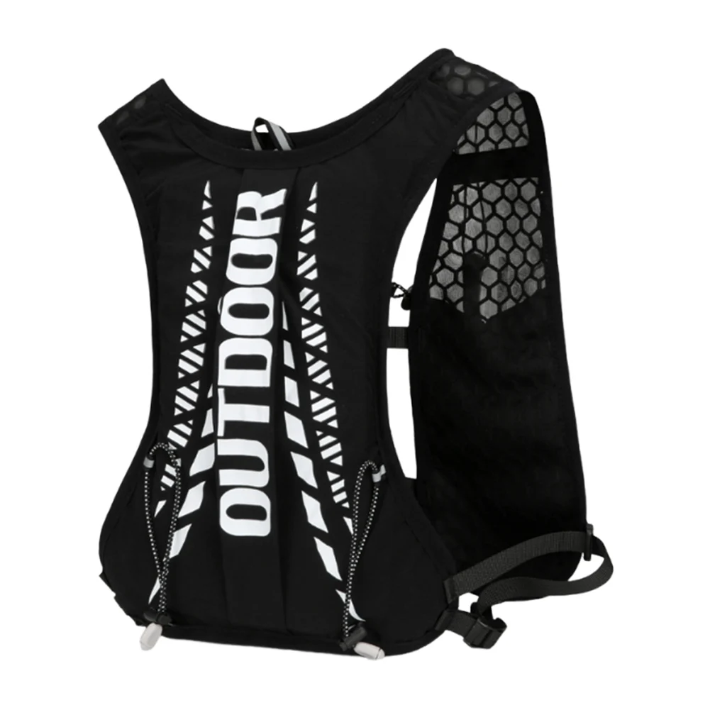 5L Cycling Backpack Large Capacity Hydration Backpack Breathable Hiking Nylon Pouch Marathon Cross-Country Running Backpack