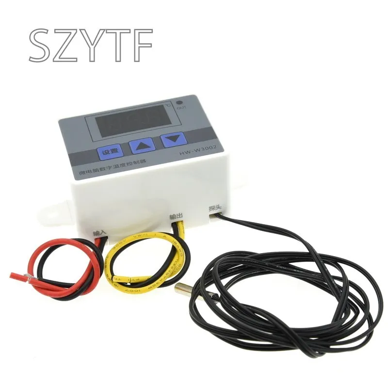 24V/220V W3002 Digital Temperature-Controller Microcomputer Thermostat Thermoregulator Heat Cool Temp Thermostat Control Switch