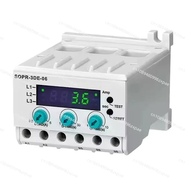 

Цифровое реле защиты от перегрузки по току SOPR-3DE-6A 30A 60A 120A, тип N, 220В