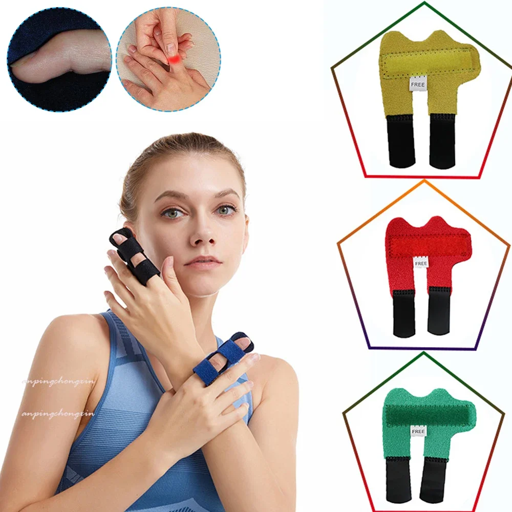 1Pcs Trigger Finger Splint Brace Thumb Splint Pain Relief for Straightening Trigger Finger Tendon Fracture Curved Bent Locked