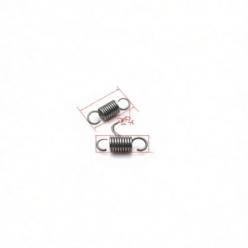 High Quality Tension Spring 1 2mm Wire Diameter Helical Spring With Hook Ends For Mechanical Power Transmission