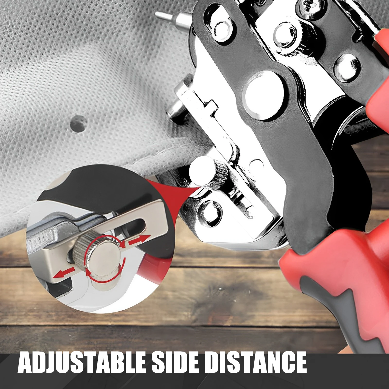 Leather Hole Punch Tool Pliers Handheld Stainless Steel Belt Hole Puncher with 6 Holes for Leather Fabric Belts Plastic Paper