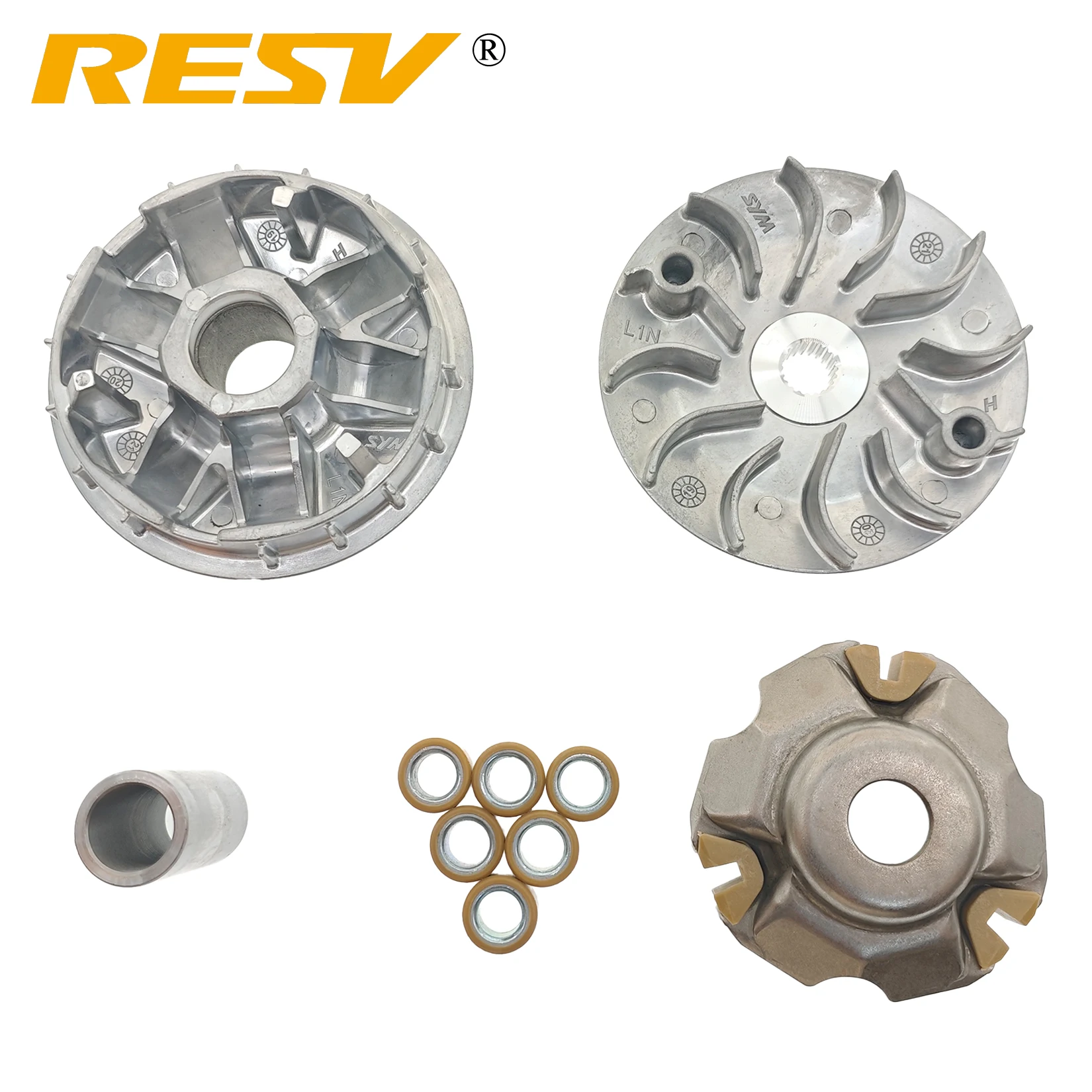 RESV Variator Drive Face Pulley Assy. for JOYMAX125 SYM DRG158