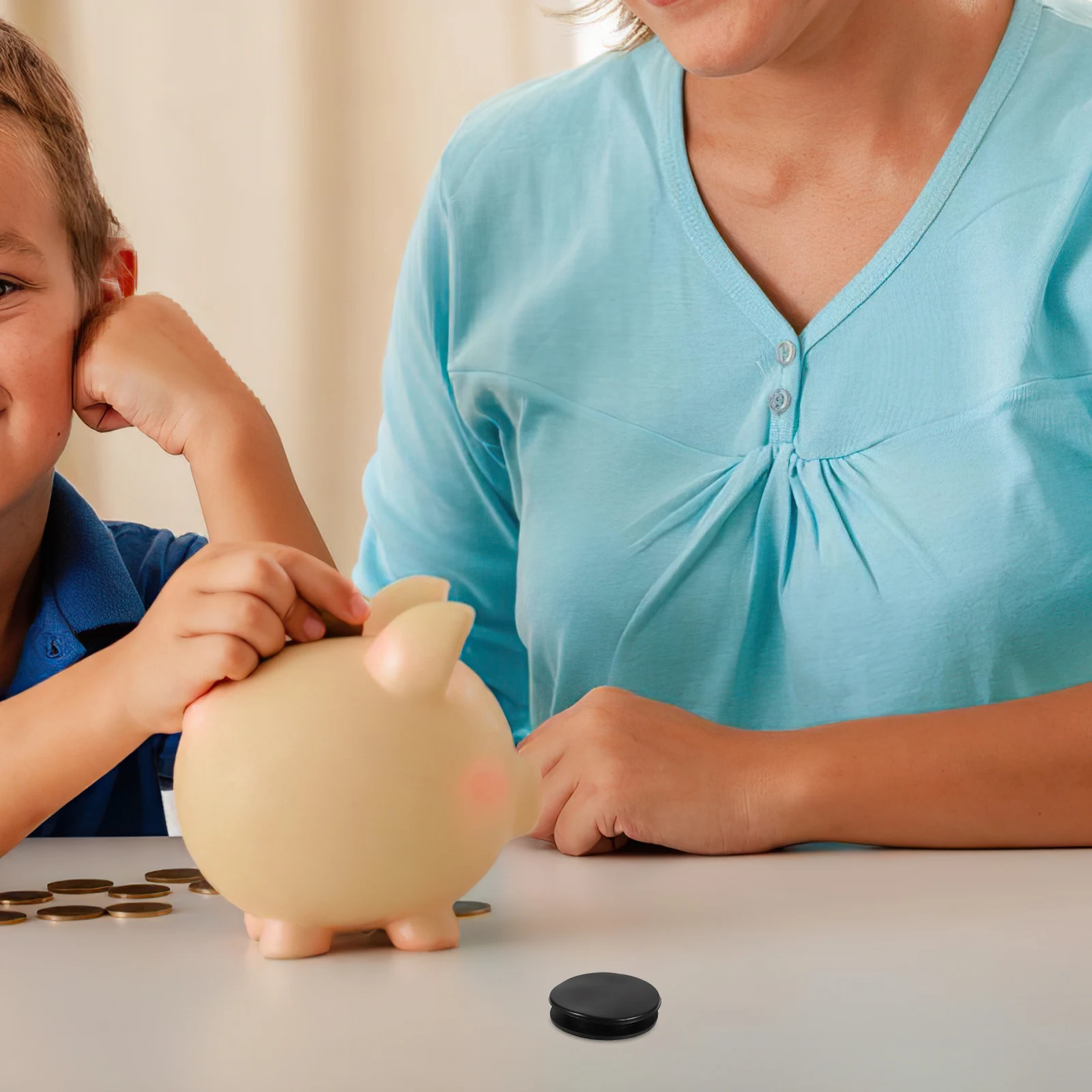 

10Pcs 35mm PVC Money Jar Stoppers Round Bottom Caps for Saving Boxes Secure Fit Easy to Insert and Remove PVC Money Bank Plug