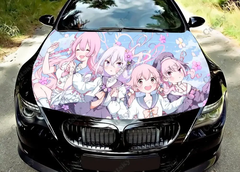 

Shimoe Koharu Sexy Anime Girl Car Hood Decal Truck Decals Vinyl Sticker Graphic Wrap Stickers Trucks Cars Bonnet Vinyls