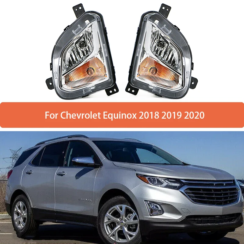 

Fog Lamp Assembly For Chevrolet Equinox 2018 2019 2020 Front Bumper Anti Fog Light Daytime Running Light 26683422 26683425