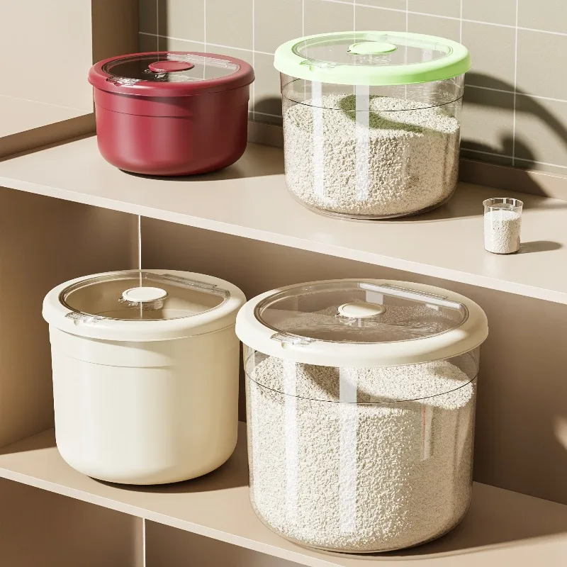 Household Sealed Rice Bucket, Insect-Proof Moisture-Proof Food Storage Box