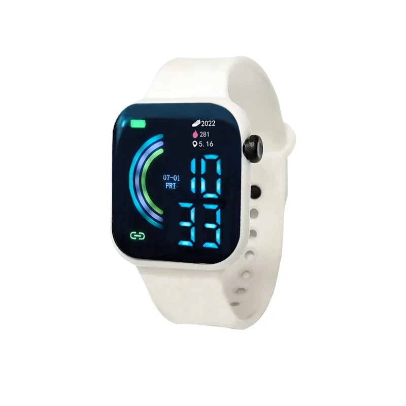 Relojes digitales Led para niños y niñas, pulsera electrónica desechable, no recargable, deportiva