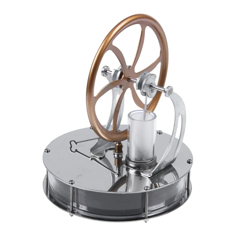 Temperature Stirling Engine Motor Model DIY Kit Heat Steam Learning Education Tool To Understand The Working Principle