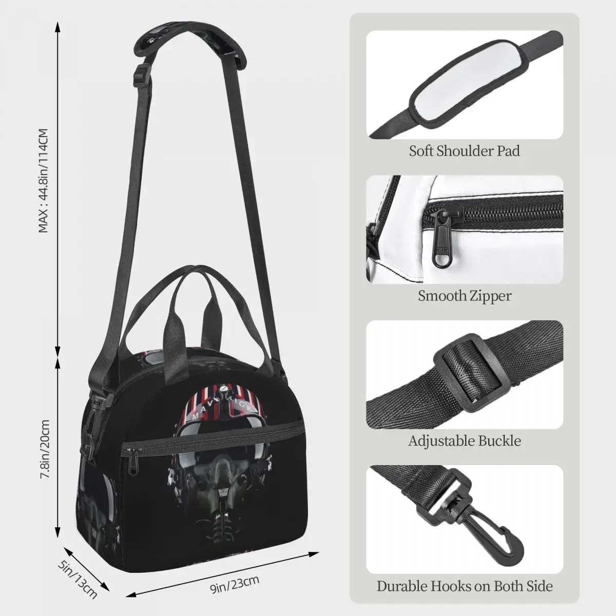 Steampunk Pilot Air Fighter Helmet Insulated Lunch Bag for Kids School Cooler Thermal Box Tote Leakproof Lunch Boxes