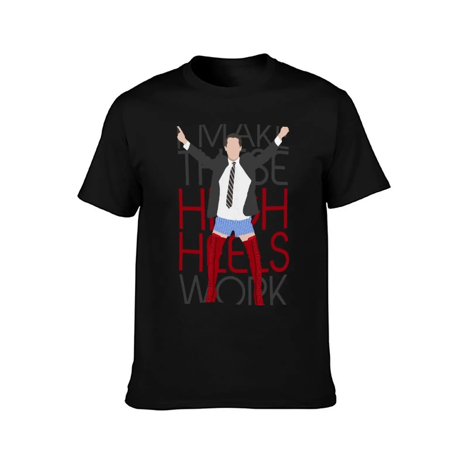 I MAKE THESE HIGH HEELS WORK-Kinky Boots Brendon Urie T-Shirt, Summer Casual Cotton Tee, Oversized Streetwear Tops, 100% Cotton