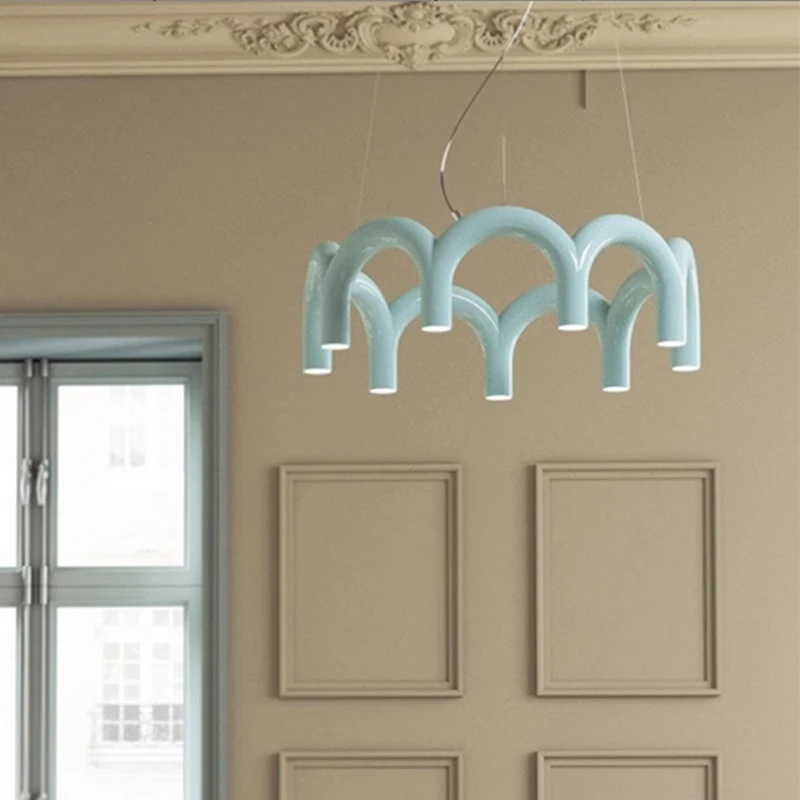 

Modern Round Arched Ceiling hanging Chandelier Light ,Dining room, Bedroom, Living room Home Decoration Lighting,lustre Pendant