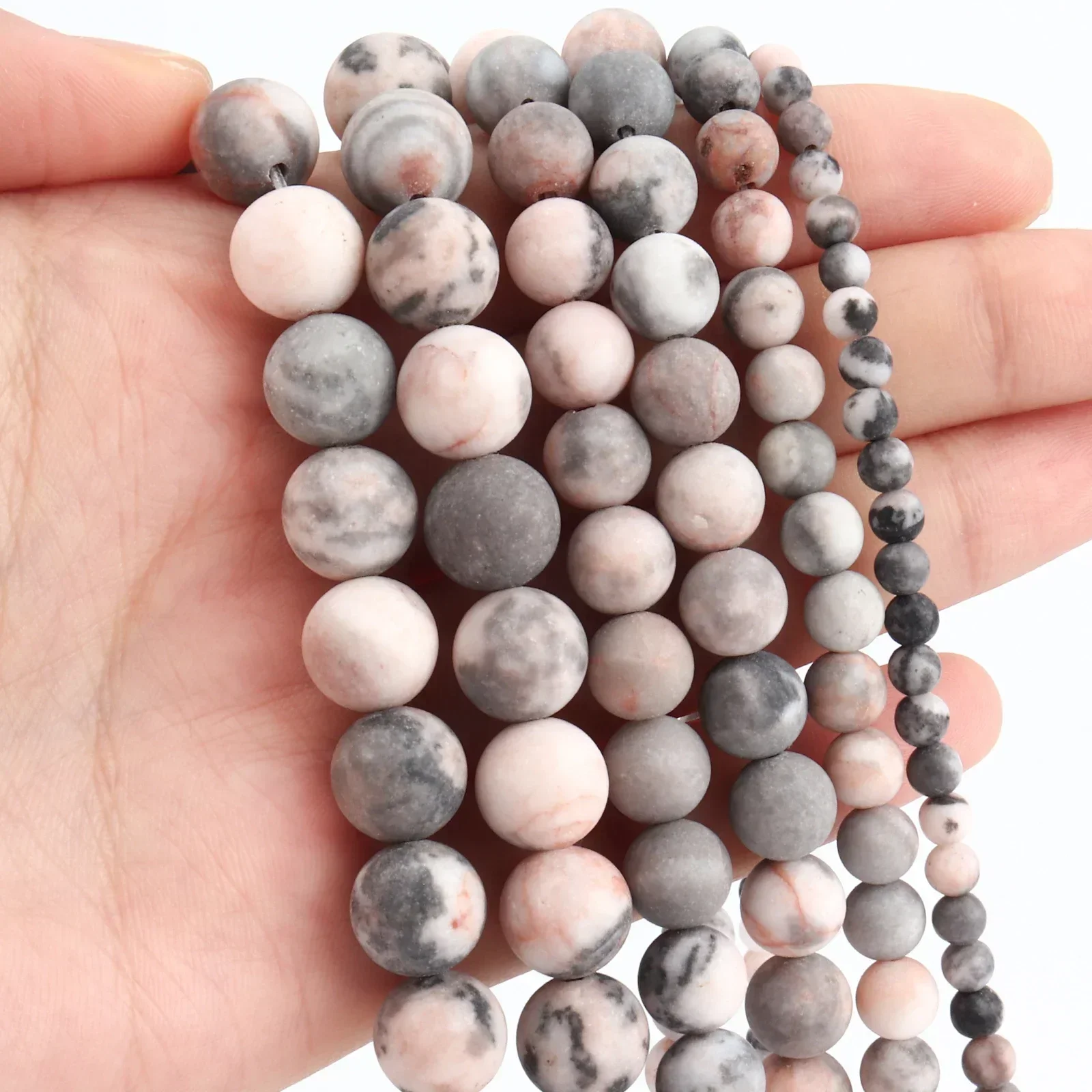 Discover Affordable Natural Pink Zebra Jasper Beads – Only .38!