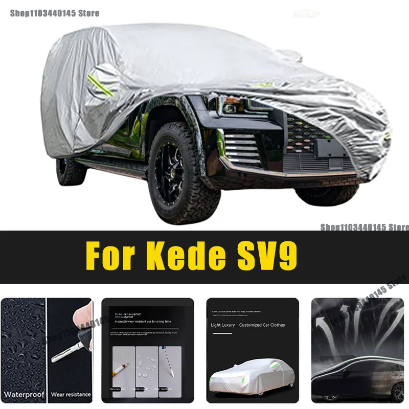 

Full Car Covers Outdoor Sun UV Protection Dust Rain Snow Oxford cover Protective For Kede SV9 Accessories car umbrella