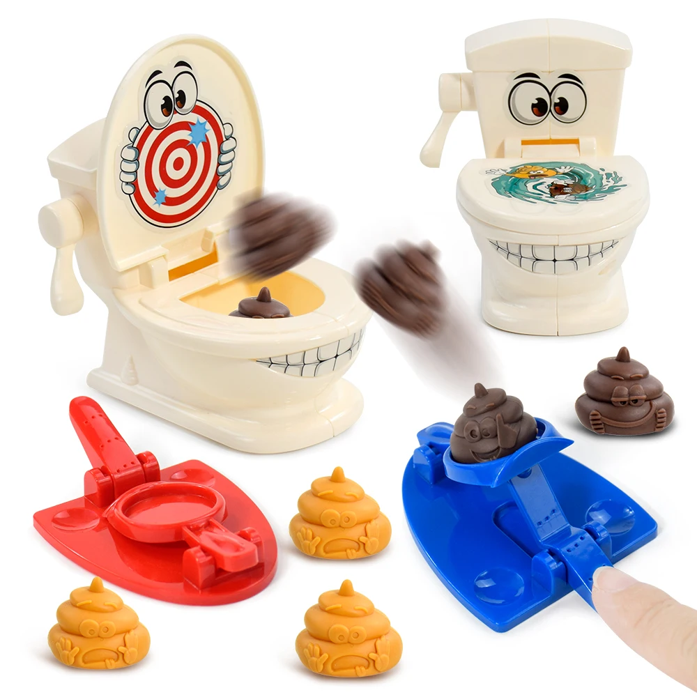 Potty Fishing – Jeu De Pêche Pour Toilettes – Canne Réglable 24-39 Cm, Tapis 71x91 Cm, Poissons Colorés, Cadeau Drôle