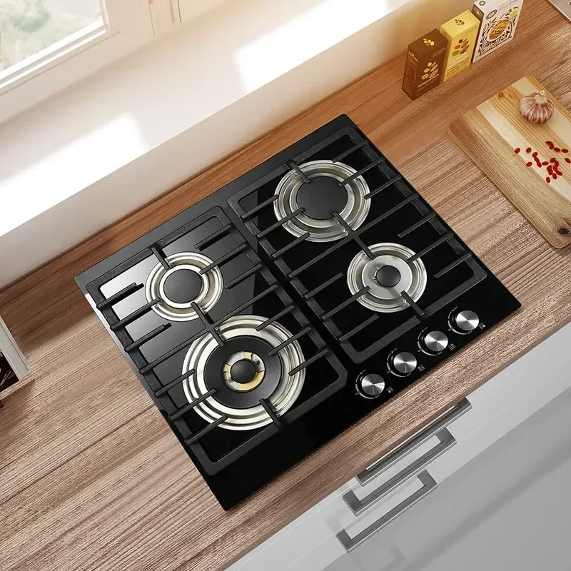 Top-class Four-burner Stove with Natural Gas for Household - European Style Embedded Cooktops
