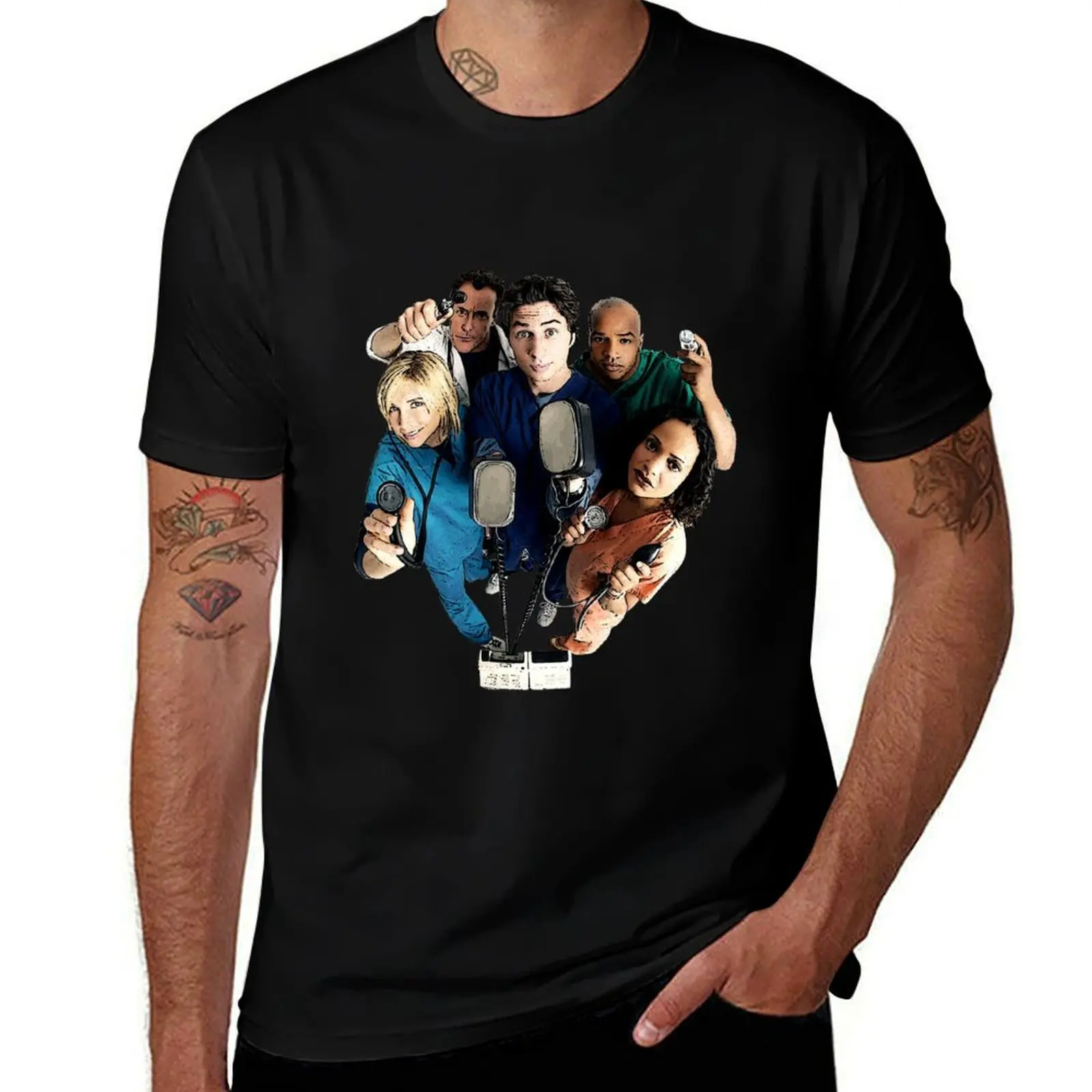 Scrubs T-Shirt Classic Basic Casual T-Shirt