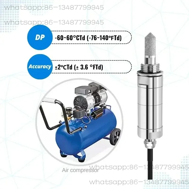 Hengke HG602 Dew Point Sensor-60 to 60 ℃ 4 to 20mA Output RS485 Communication Dew Point Transmitter