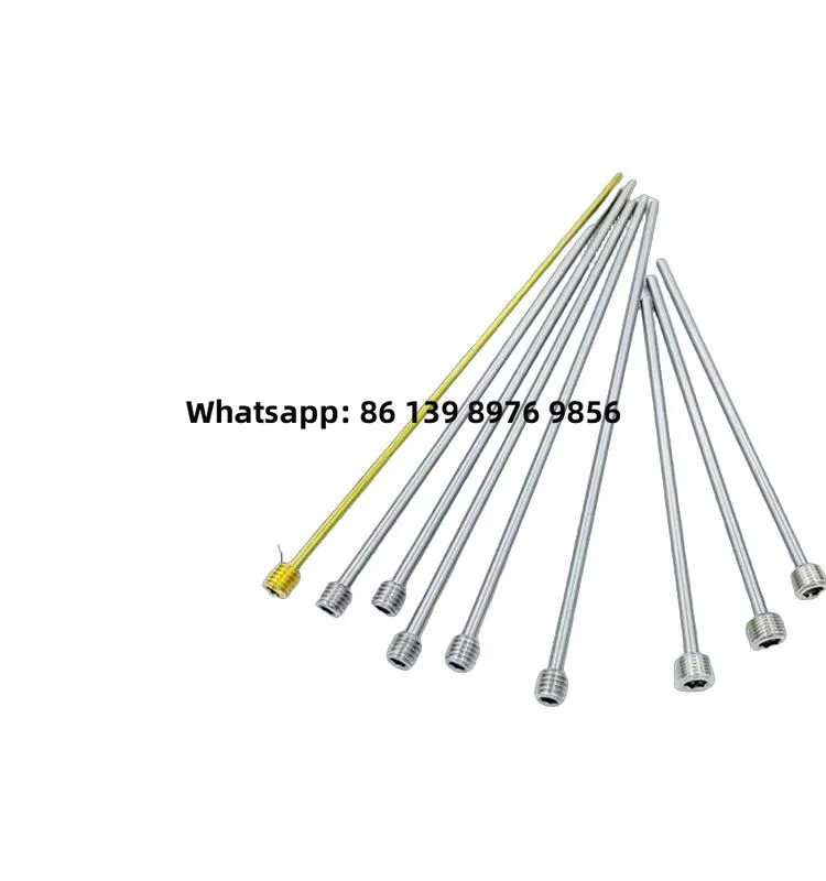 Mold Water Injection Needle Wcpfm2/3/4 Wcppt2/3/4 Stainless Steel Water Injection Pipe Straight Cone Threaded Nozzle