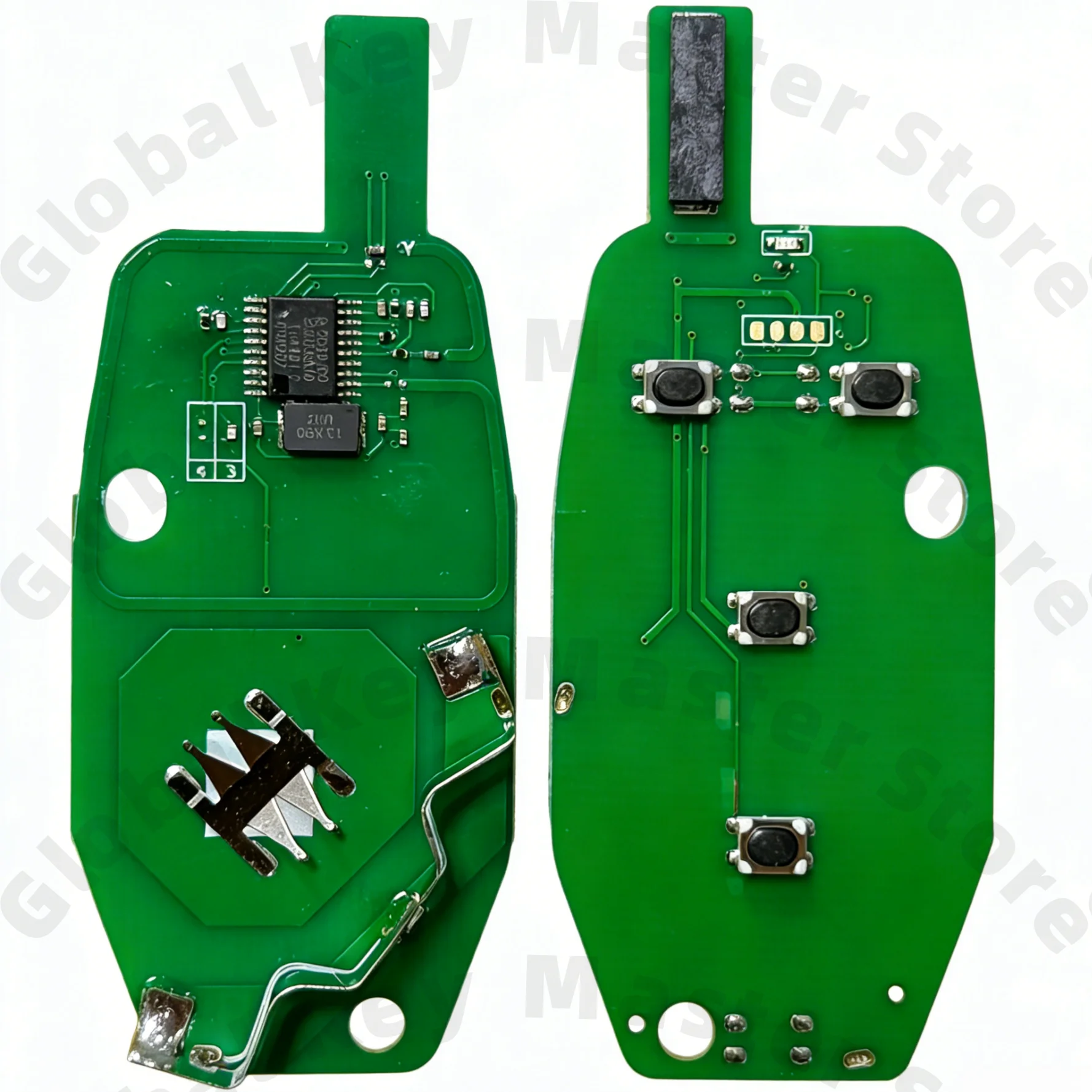 Suitable for Jeep Modified Folding Keys, Compatible with 2007-2017 Jk/Sahara/Freelander/Compass Modifications, 315/433Mhz Id46Chip