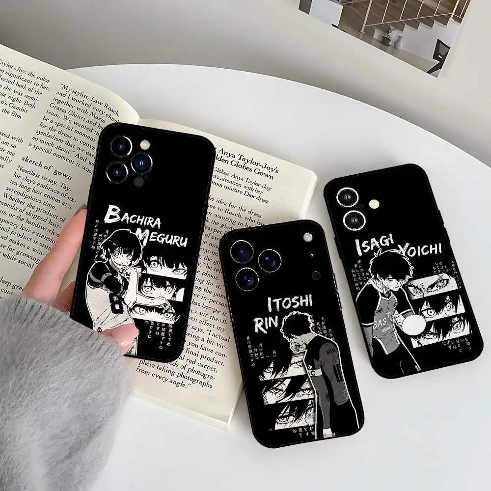 

Cool Anime B-blue Lock-S Phone Case For IPhone 17 16 15 11 12 13 14 Pro Max 16 Plus 15Pro MAX Cover