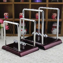 1PCS NEW 1PC Early Fun Development Educational Desk Toy Gift Newtons Cradle Steel Balance Ball Physics Science Pendulum Games