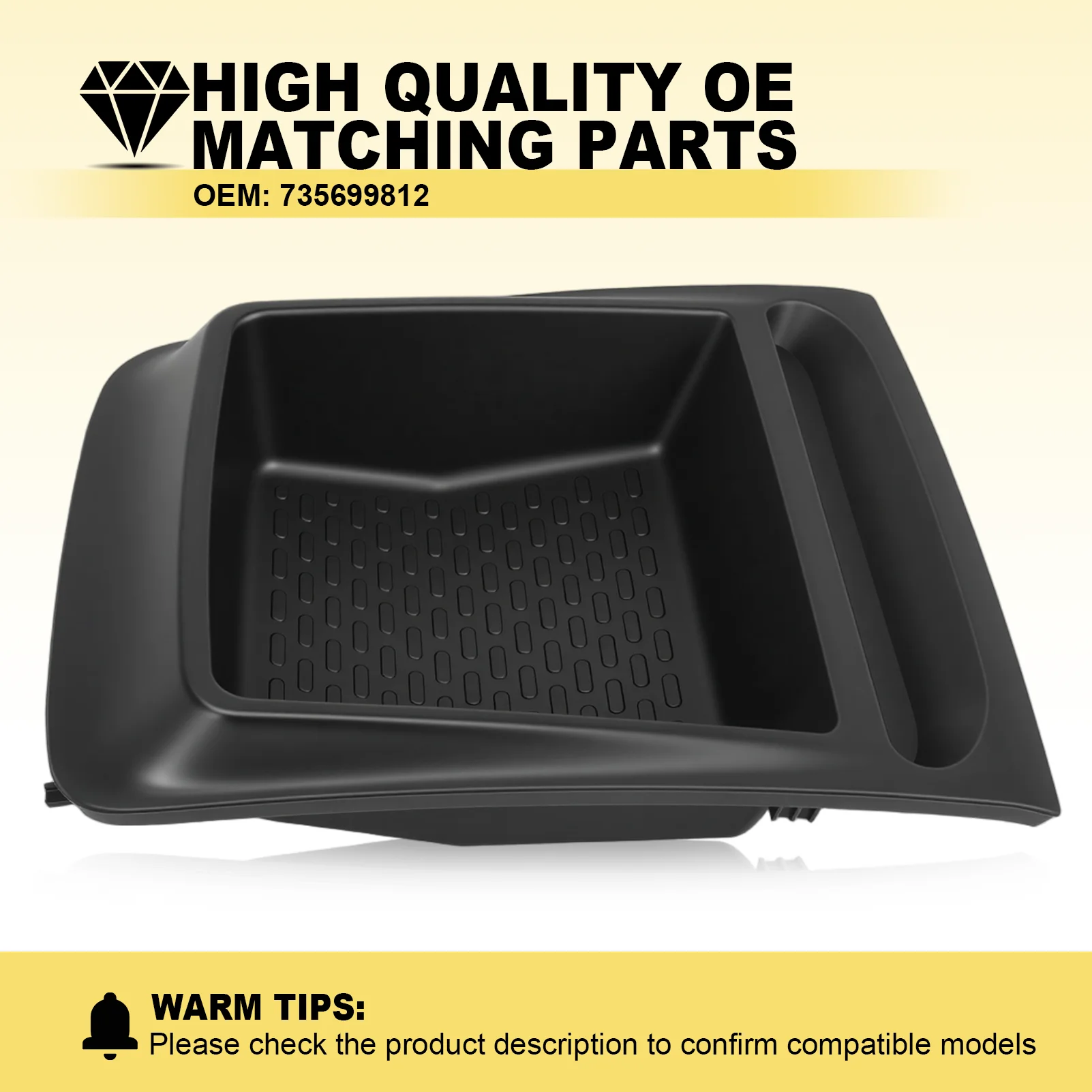 

Dashboard Centre Storage Box Tray 735699812 for Peugeot Boxer Fiat Ducato Citroen Relay 2014-2025