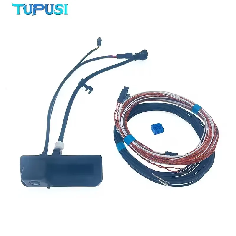 Voor Audi Q5 Q7 Q7 A6 S6 RS6 Achteruitrijcamera Kofferbak Handvat met Begeleiding Lijn Kabelboom 8W8 827 566 E 8W8827566 E 8W8827566E