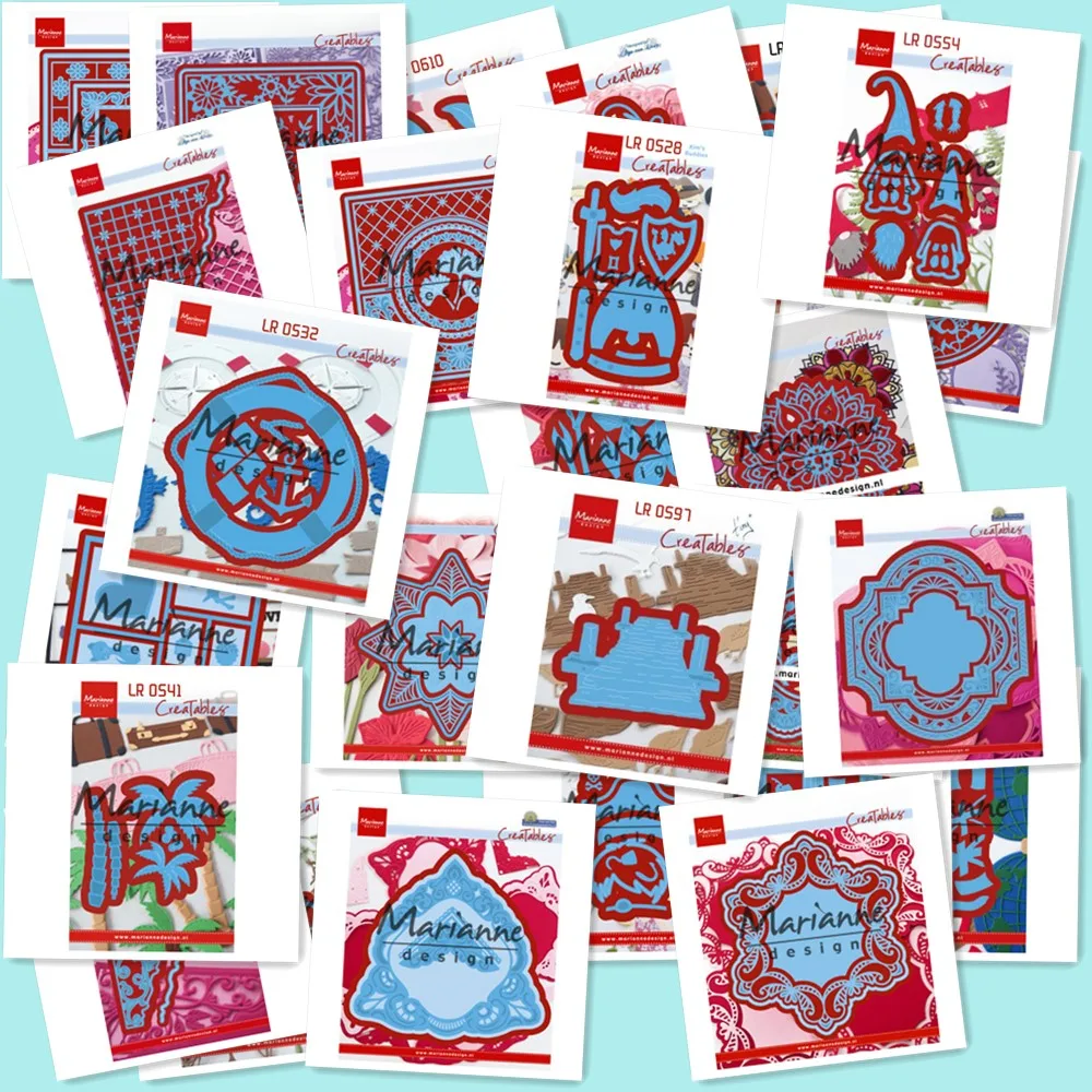 

50 pcs L（2）Metal Cutting Dies DIY Scrapbooking Photo Album Decorative Embossing PaperCard Crafts Die New