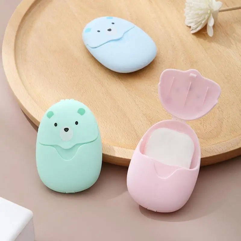 Travel Soap Sheets 50Pcs Portable Soap Paper Bath Hand Outdoor Camping Cleaning Hygiene Hotel Hotel Supplies Travel Accessories