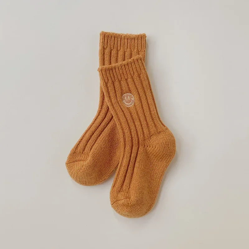 Classic New Loose Socks Women 200 Needles Cotton Knitting Rib Solid Colors 6 Kinds of 4 Seasons Basic Daily Women Socks