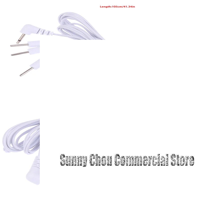 

1 * электродный кабель, 4-контактная головка, штекер 2,5 мм, электродный кабель, провод для десятки иглоукалывания, электрический стимулятор мышц нервов